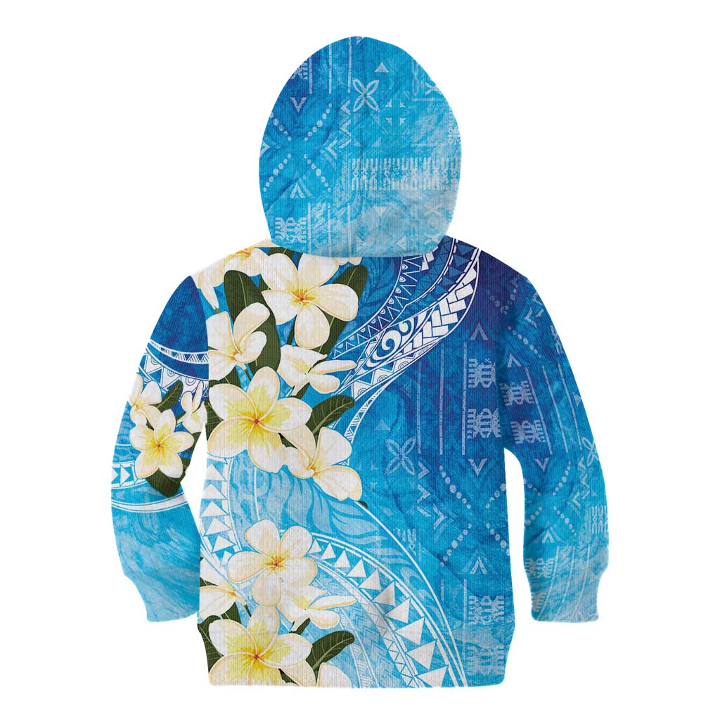 Aloha Hawaii Festive Kid Hoodie Frangipani Lace Classic - Oceanic