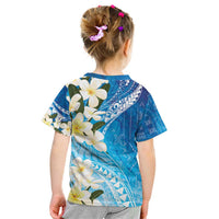 Aloha Hawaii Festive Kid T Shirt Frangipani Lace Classic - Oceanic