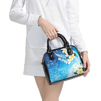 Aloha Hawaii Festive Shoulder Handbag Frangipani Lace Classic - Oceanic