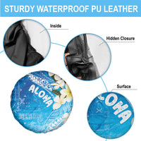 Aloha Hawaii Festive Spare Tire Cover Frangipani Lace Classic - Oceanic