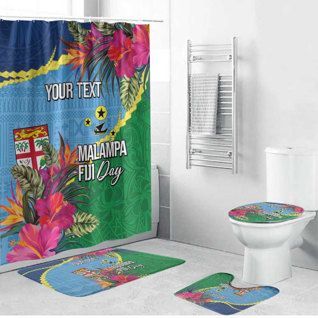 Personalized Malampa Fiji Day Together We Grow Bathroom Set Special Tapa Mix - Polynesian Pride