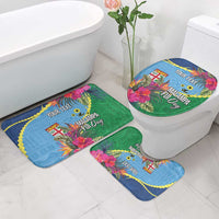 Personalized Malampa Fiji Day Together We Grow Bathroom Set Special Tapa Mix - Polynesian Pride