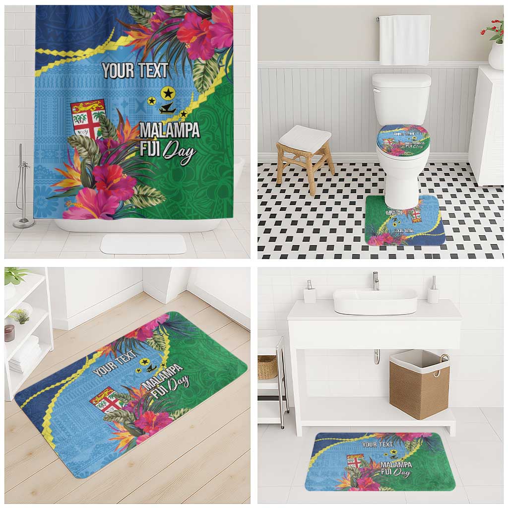 Personalized Malampa Fiji Day Together We Grow Bathroom Set Special Tapa Mix - Polynesian Pride