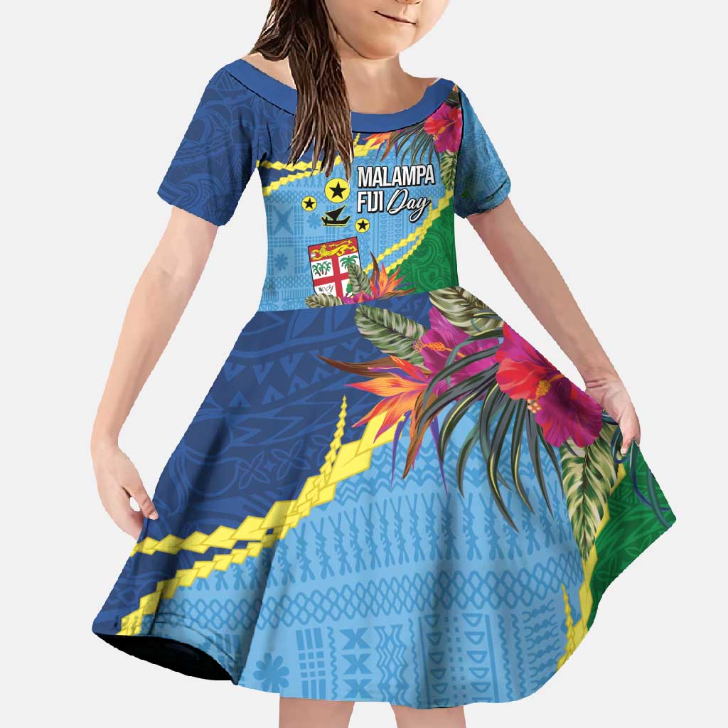 Personalized Malampa Fiji Day Together We Grow Family Matching Mermaid Dress and Hawaiian Shirt Special Tapa Mix - Polynesian Pride