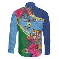 Personalized Malampa Fiji Day Together We Grow Family Matching Puletasi and Hawaiian Shirt Special Tapa Mix LT7 - Polynesian Pride