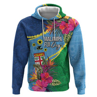 Personalized Malampa Fiji Day Together We Grow Hoodie Special Tapa Mix - Polynesian Pride
