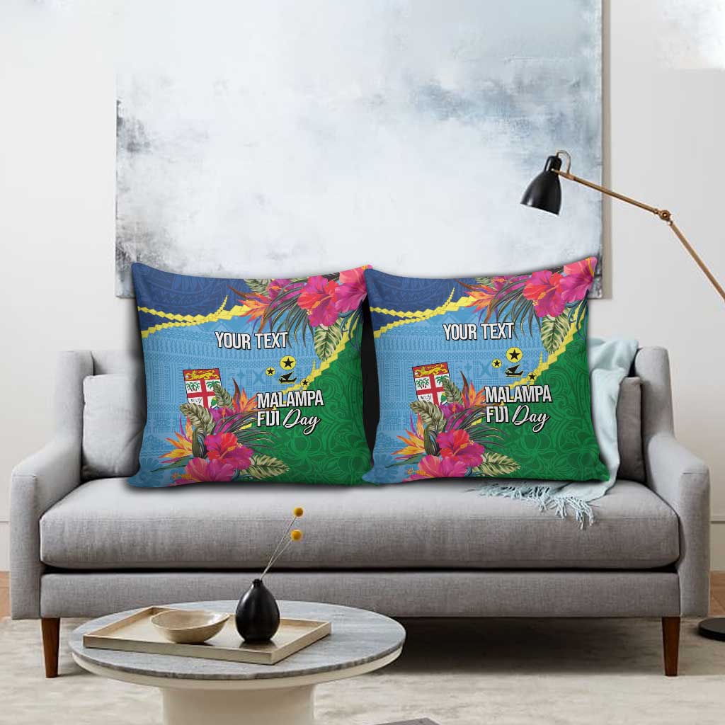Personalized Malampa Fiji Day Together We Grow Pillow Cover Special Tapa Mix - Polynesian Pride