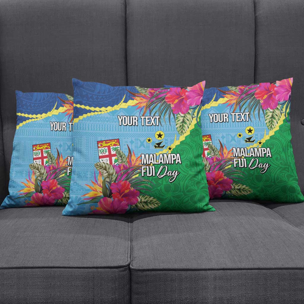 Personalized Malampa Fiji Day Together We Grow Pillow Cover Special Tapa Mix - Polynesian Pride