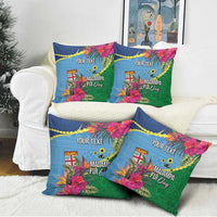 Personalized Malampa Fiji Day Together We Grow Pillow Cover Special Tapa Mix - Polynesian Pride