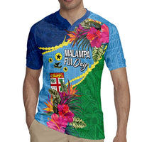 Personalized Malampa Fiji Day Together We Grow Rugby Jersey Special Tapa Mix - Polynesian Pride
