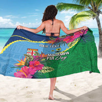 Personalized Malampa Fiji Day Together We Grow Sarong Special Tapa Mix - Polynesian Pride