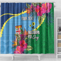 Personalized Malampa Fiji Day Together We Grow Shower Curtain Special Tapa Mix - Polynesian Pride