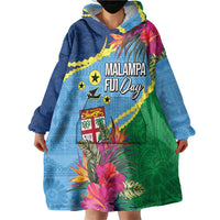 Personalized Malampa Fiji Day Together We Grow Wearable Blanket Hoodie Special Tapa Mix - Polynesian Pride
