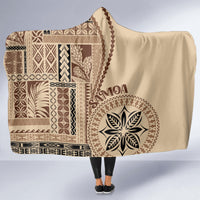 Samoa Siapo Motif Hooded Blanket Classic Style LT7 - Polynesian Pride