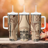 Samoa Siapo Motif Tumbler With Handle Classic Style