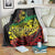 Personalised Reggae Jawaiian Festive Blanket Mix Polynesian