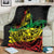 Personalised Reggae Jawaiian Festive Blanket Mix Polynesian