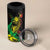 Personalised Reggae Jawaiian Festive 4 in 1 Can Cooler Tumbler Mix Polynesian