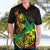 Personalised Reggae Jawaiian Festive Hawaiian Shirt Mix Polynesian