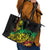 Personalised Reggae Jawaiian Festive Leather Tote Bag Mix Polynesian