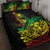 Personalised Reggae Jawaiian Festive Quilt Bed Set Mix Polynesian