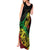 Personalised Reggae Jawaiian Festive Tank Maxi Dress Mix Polynesian