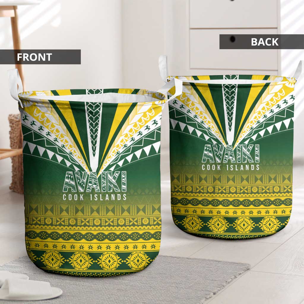 Cook Islands Rugby Laundry Basket Kuki Avaiki LT7 - Polynesian Pride