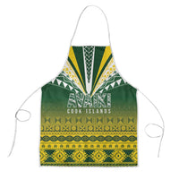 Cook Islands Rugby Apron Kuki Avaiki LT7 Yellow Green - Polynesian Pride