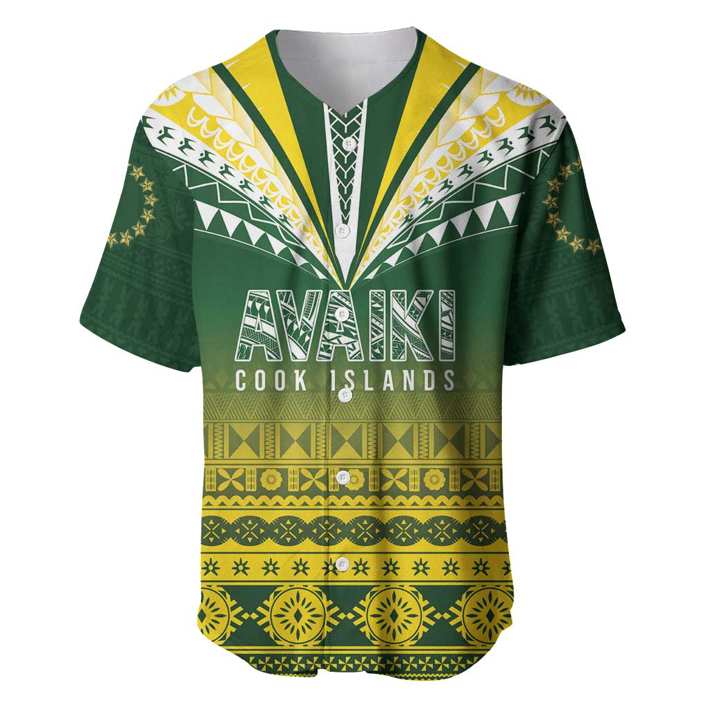 Cook Islands Rugby Custom Baseball Jersey Kuki Avaiki - Polynesian Pride