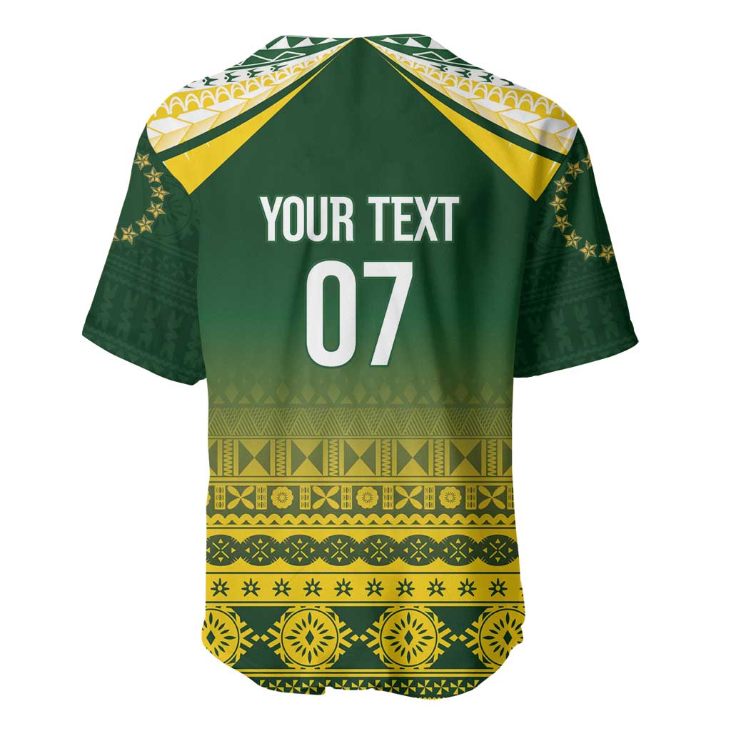 Cook Islands Rugby Custom Baseball Jersey Kuki Avaiki LT7 - Polynesian Pride