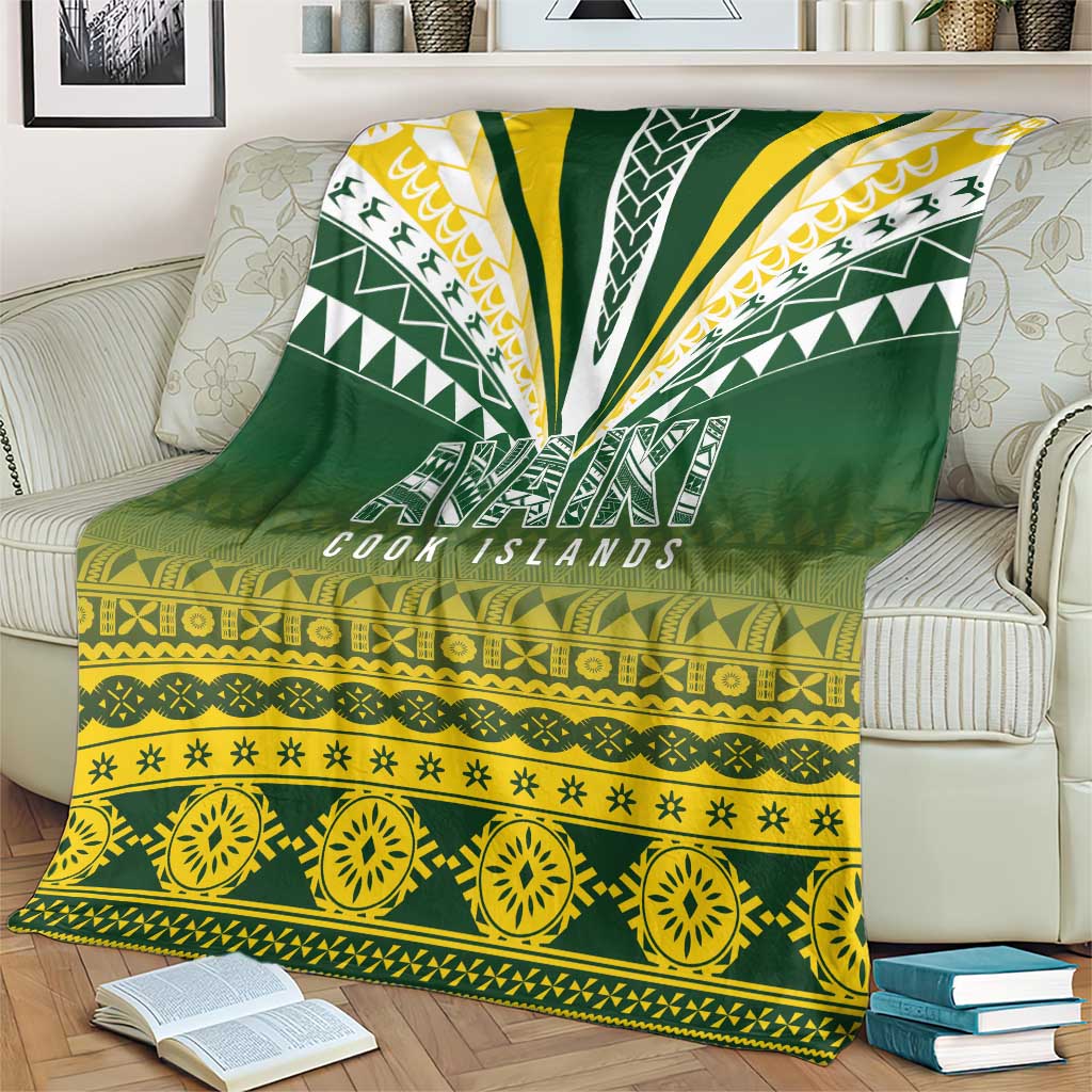 Cook Islands Rugby Blanket Kuki Avaiki LT7 - Polynesian Pride