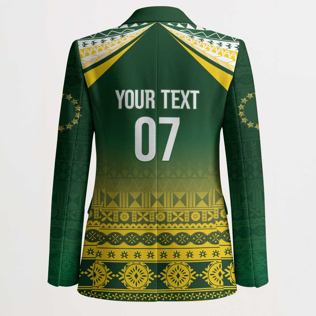 Cook Islands Rugby Custom Blazer Kuki Avaiki LT7 - Polynesian Pride
