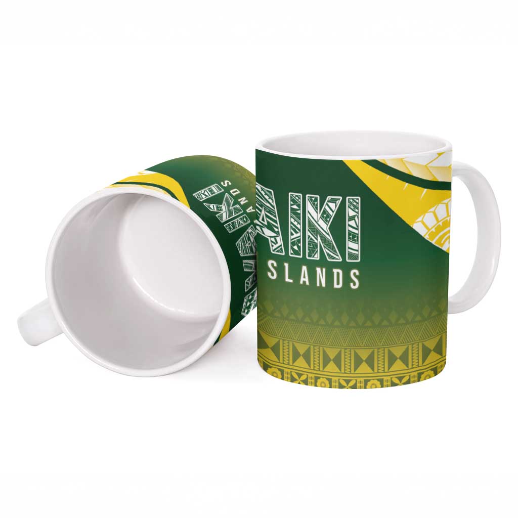 Cook Islands Rugby Ceramic Mug Kuki Avaiki LT7 - Polynesian Pride