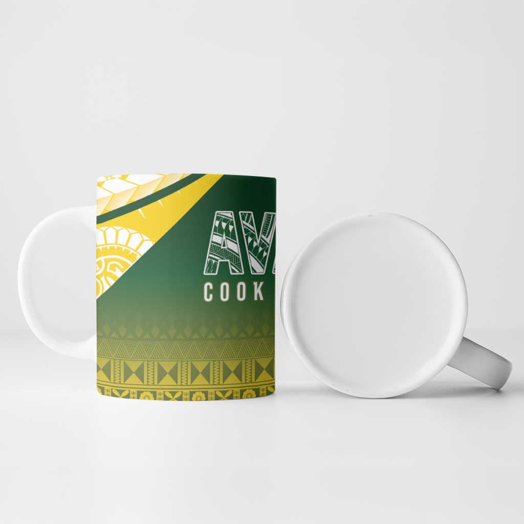 Cook Islands Rugby Ceramic Mug Kuki Avaiki LT7 - Polynesian Pride
