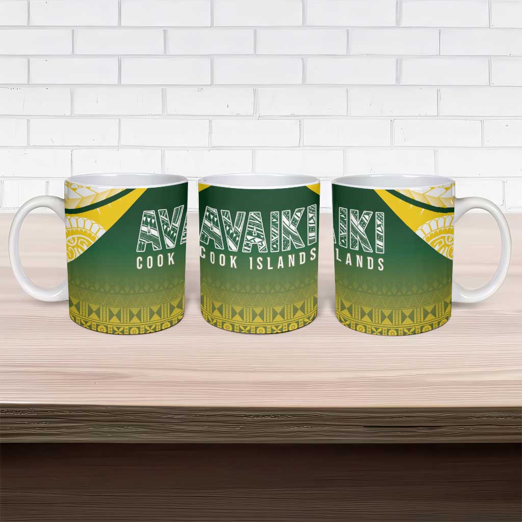Cook Islands Rugby Ceramic Mug Kuki Avaiki LT7 - Polynesian Pride