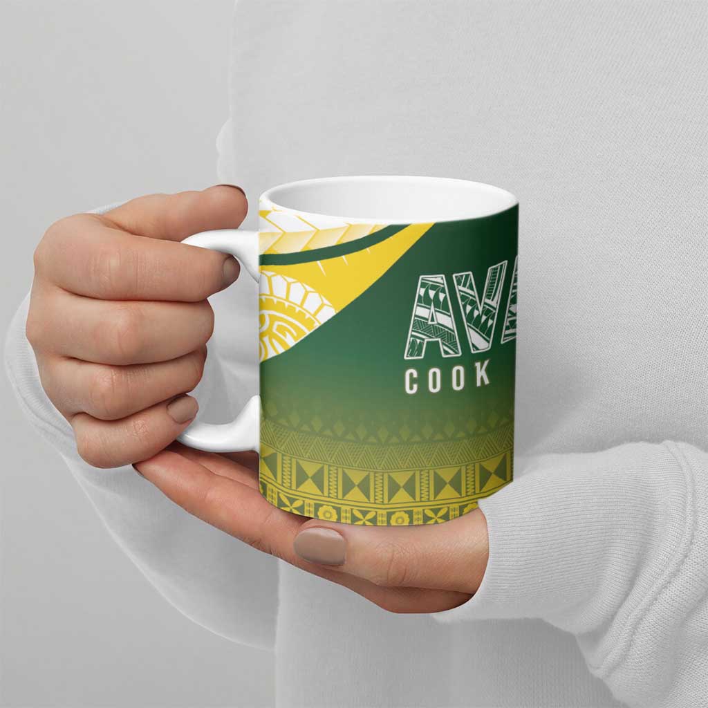 Cook Islands Rugby Ceramic Mug Kuki Avaiki LT7 - Polynesian Pride