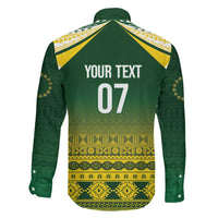 Cook Islands Rugby Custom Family Matching Long Sleeve Bodycon Dress and Hawaiian Shirt Kuki Avaiki LT7 - Polynesian Pride