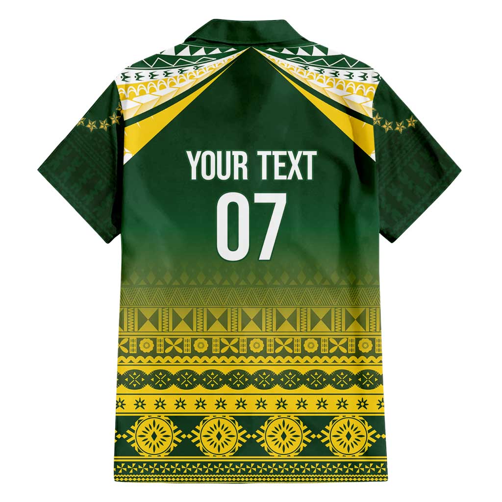 Cook Islands Rugby Custom Family Matching Off The Shoulder Long Sleeve Dress and Hawaiian Shirt Kuki Avaiki LT7 - Polynesian Pride