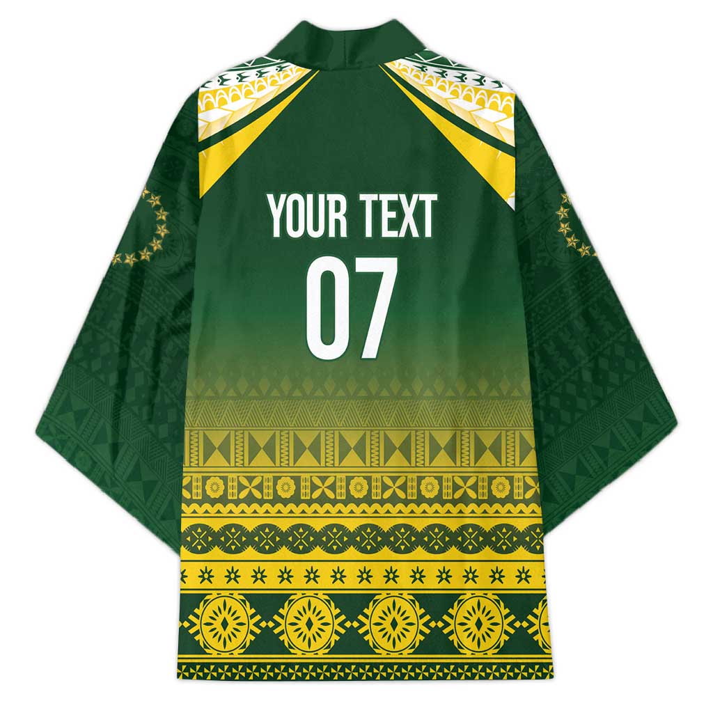 Cook Islands Rugby Custom Kimono Kuki Avaiki - Polynesian Pride
