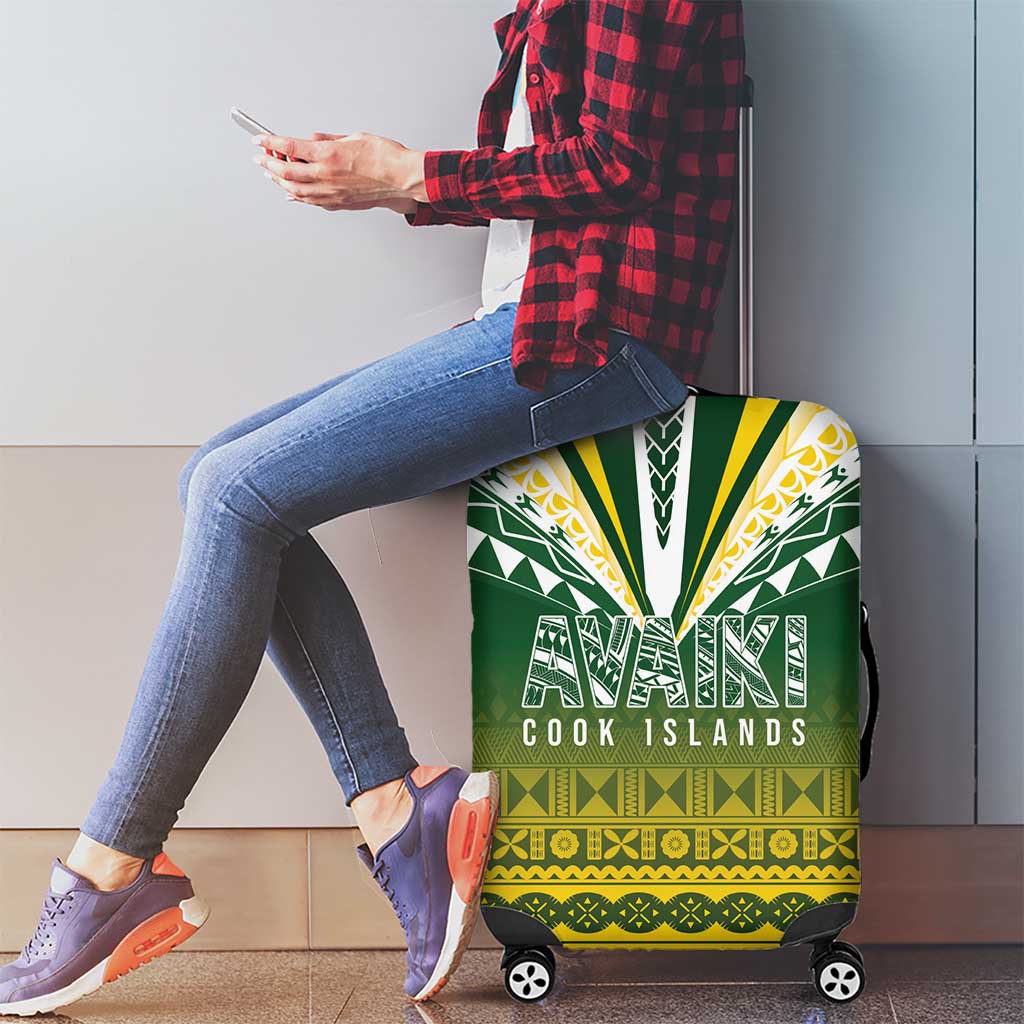 Cook Islands Rugby Luggage Cover Kuki Avaiki LT7 - Polynesian Pride