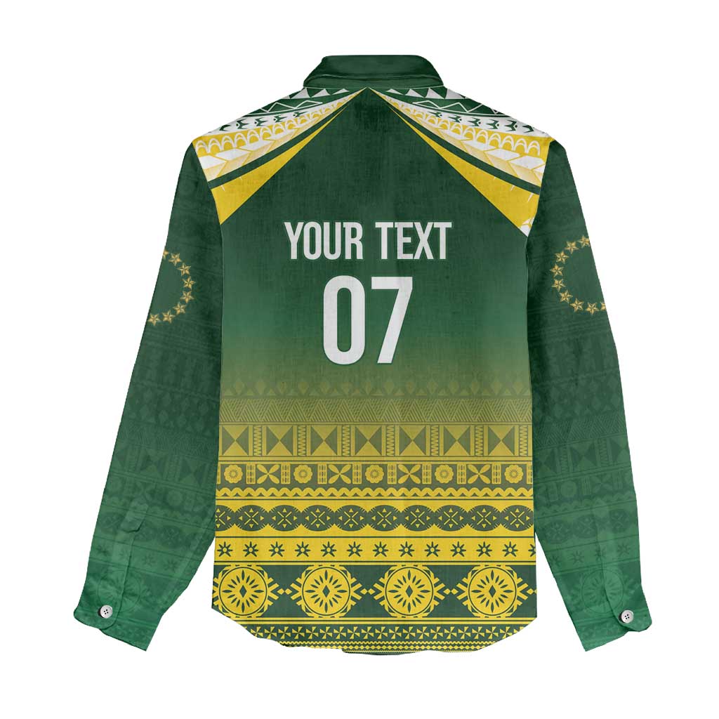 Cook Islands Rugby Custom Women Casual Shirt Kuki Avaiki LT7 - Polynesian Pride