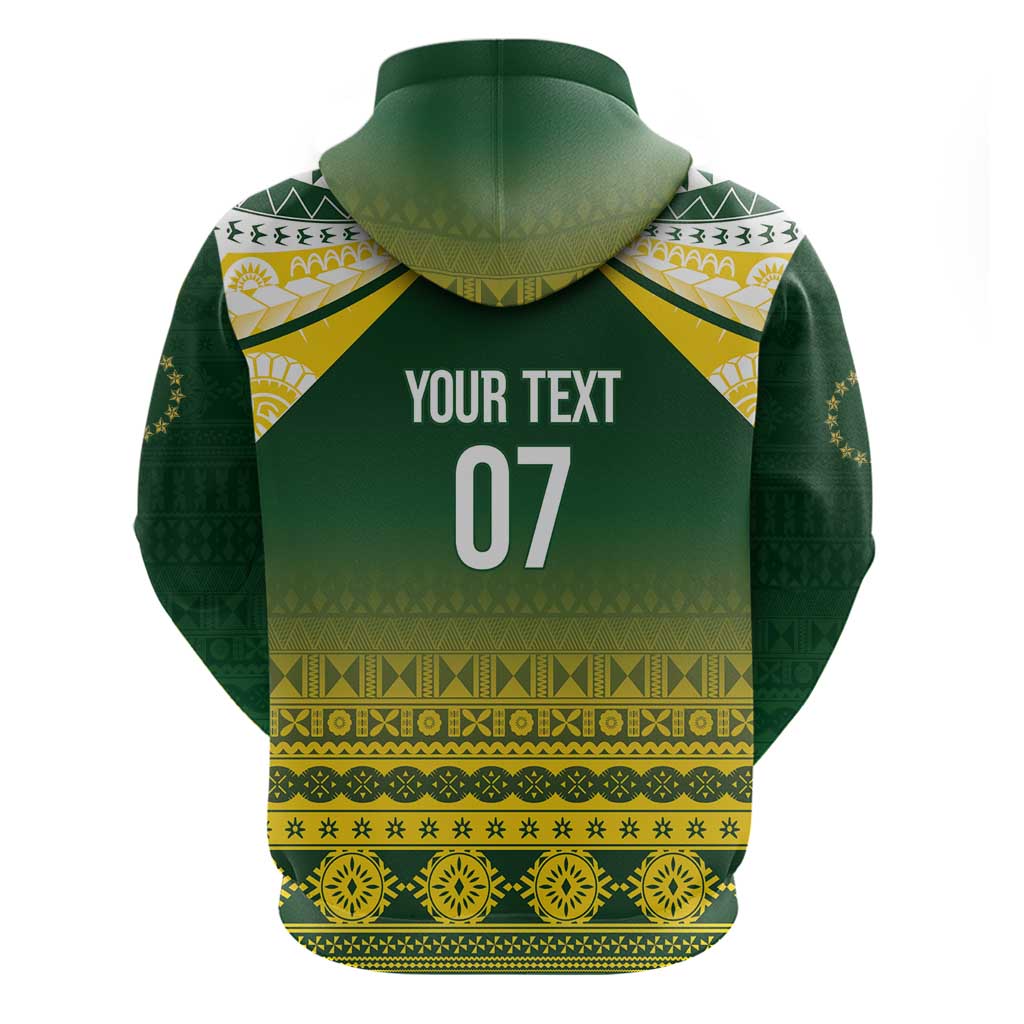 Cook Islands Rugby Custom Zip Hoodie Kuki Avaiki LT7 - Polynesian Pride