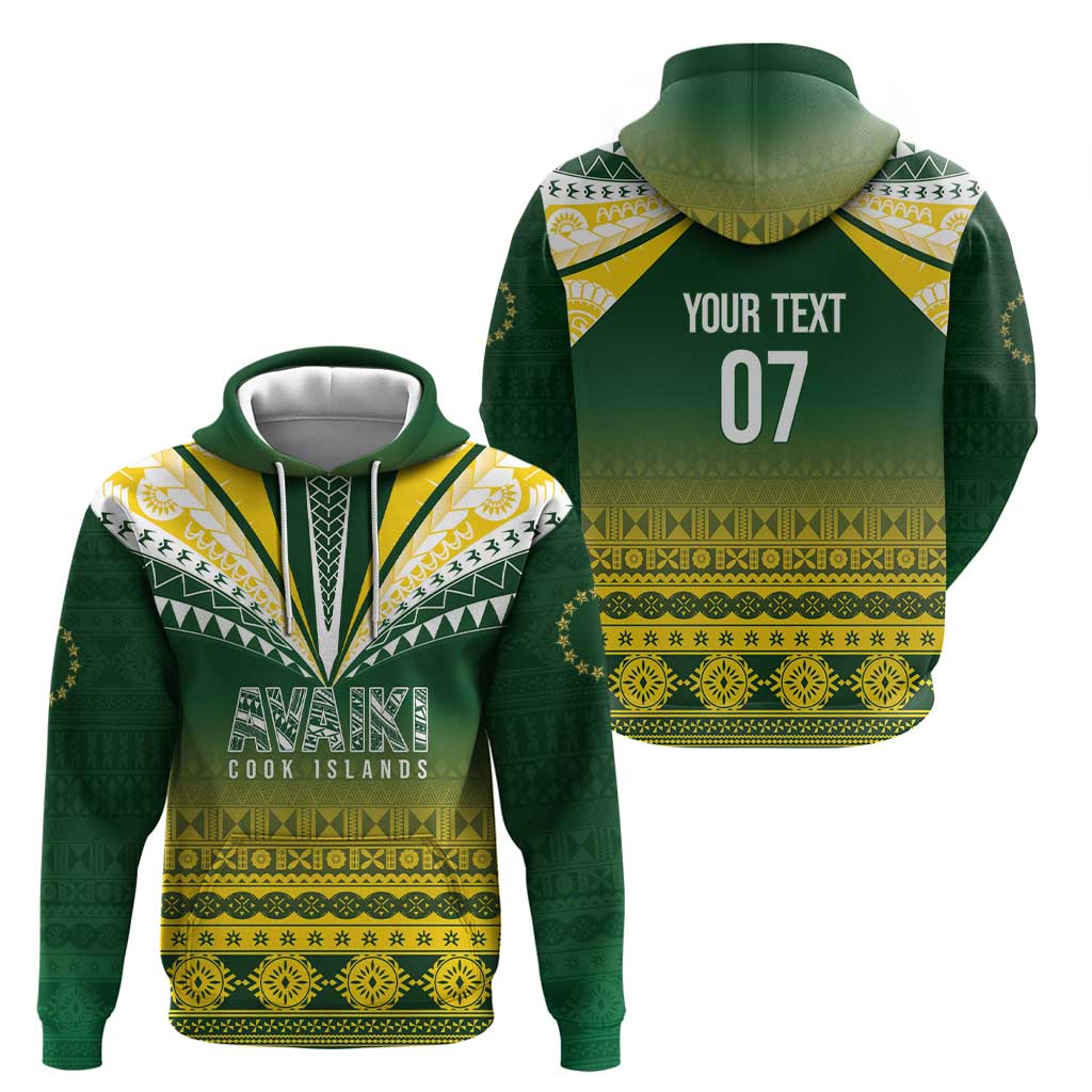 Cook Islands Rugby Custom Zip Hoodie Kuki Avaiki LT7 - Polynesian Pride