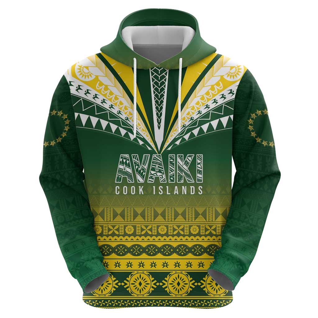 Cook Islands Rugby Custom Zip Hoodie Kuki Avaiki LT7 - Polynesian Pride