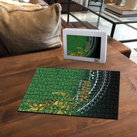 Cook Islands Rugby Kuki Avaiki Puzzle Tribal Turtle LT7 - Polynesian Pride