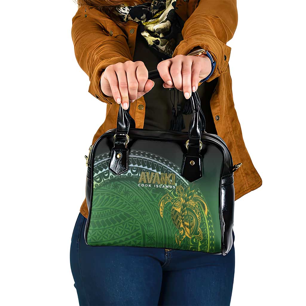 Cook Islands Rugby Kuki Avaiki Shoulder Handbag Tribal Turtle - Polynesian Pride