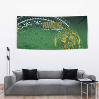 Cook Islands Rugby Kuki Avaiki Tapestry Tribal Turtle LT7 - Polynesian Pride