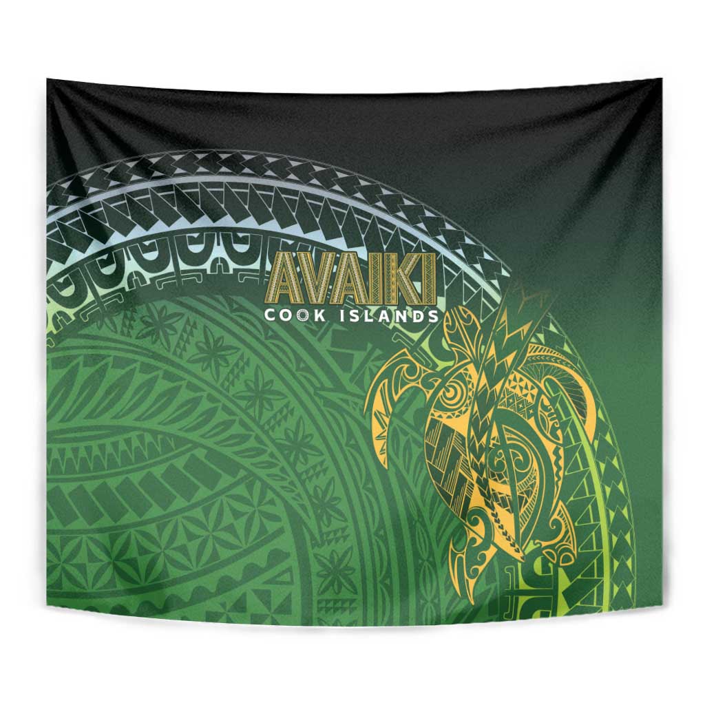 Cook Islands Rugby Kuki Avaiki Tapestry Tribal Turtle LT7 - Polynesian Pride