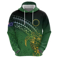 Cook Islands Rugby Kuki Avaiki Zip Hoodie Tribal Turtle LT7 - Polynesian Pride