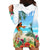 Personalised Hawaii Hula Girl Hoodie Dress Honolulu Festival LT7 - Polynesian Pride